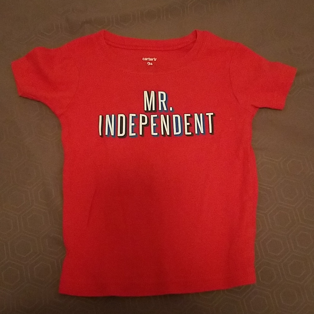 A red shirt